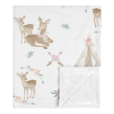 Sweet jojo designs woodland deer sale